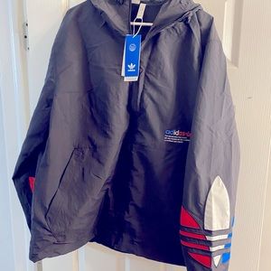 Hi I have a adidas jacket as you can see brand new $75